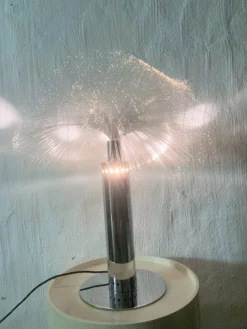 Best Pamono Fiber Optic Table Lamp by Hans-Jürgen Fischer for Günther Lambert, 1960s