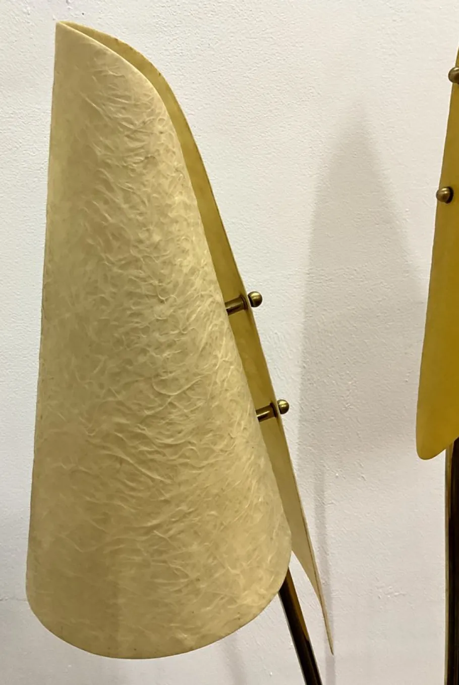 New Pamono Fiberglass and Steel Floor Lamp by Carl Auböck, 1950s