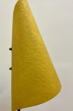 New Pamono Fiberglass and Steel Floor Lamp by Carl Auböck, 1950s