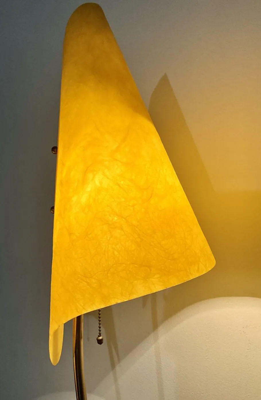 New Pamono Fiberglass and Steel Floor Lamp by Carl Auböck, 1950s