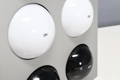 Best Pamono Fifty Fifty Lamp by Paul Talman, 1965