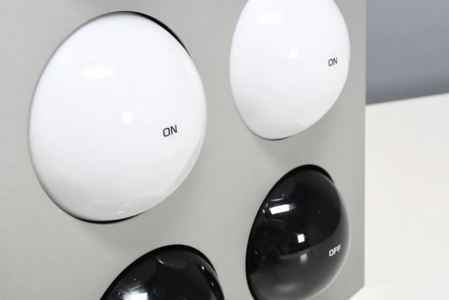 Best Pamono Fifty Fifty Lamp by Paul Talman, 1965