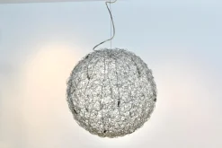 Discount Pamono Fil De Fer Hanging Lamp attributed to Catellani & Smith