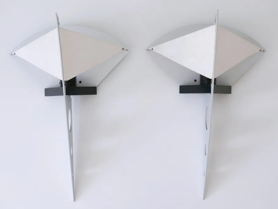 New Pamono Filicudara Sconces by Steve Lombarti for Artemide, Italy, 1980s, Set of 2