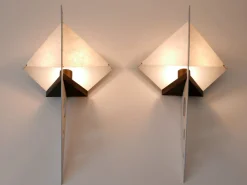 New Pamono Filicudara Sconces by Steve Lombarti for Artemide, Italy, 1980s, Set of 2