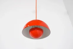 New Pamono First Edition VP1 Flowerpot Pendant Lamp by Verner Panton for Louis Poulsen
