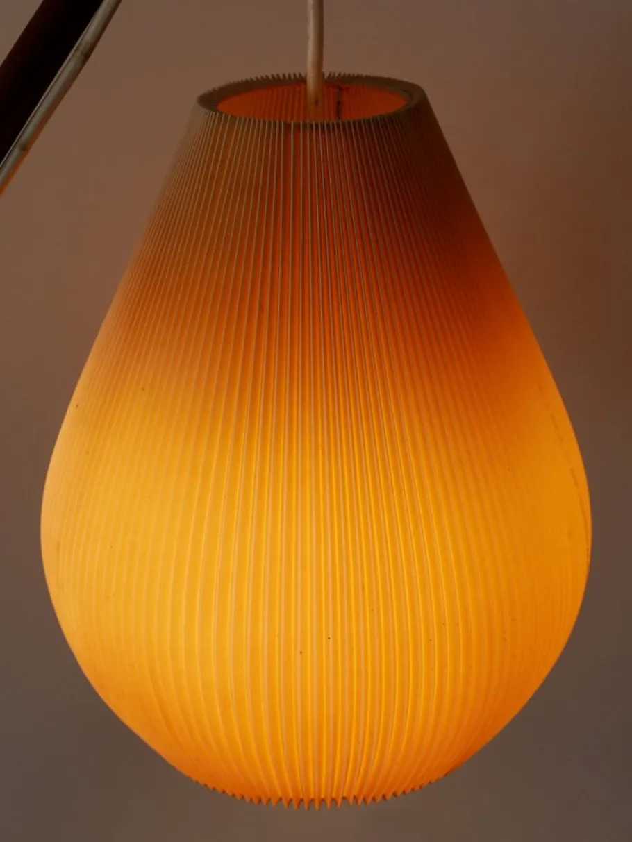 New Pamono Fishing Pole Floor Lamp by Svend Aage Holm Sørensen for from Holm Sørensen & Co, Denmark, 1950s