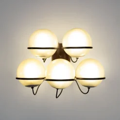 Discount Pamono Five-Light Wall Lamp Model 238/5 by Gino Sarfatti for Arteluce, 1960