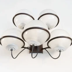 Discount Pamono Five-Light Wall Lamp Model 238/5 by Gino Sarfatti for Arteluce, 1960