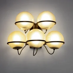 Discount Pamono Five-Light Wall Lamp Model 238/5 by Gino Sarfatti for Arteluce, 1960