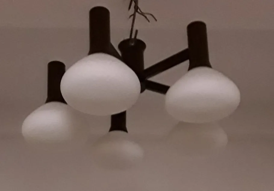 New Pamono Flat Ceiling Lamp from Hadar-Leuchten, 1970s