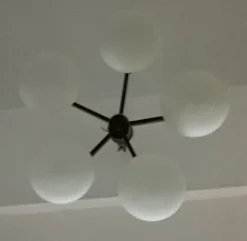 New Pamono Flat Ceiling Lamp from Hadar-Leuchten, 1970s