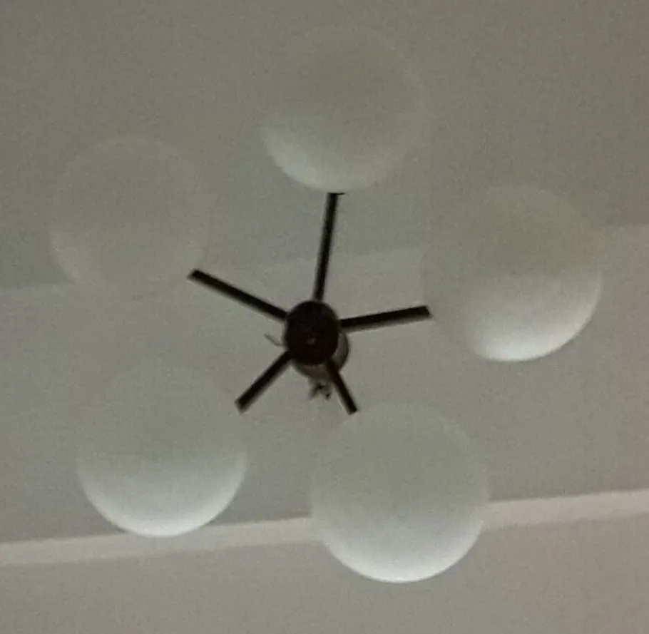 New Pamono Flat Ceiling Lamp from Hadar-Leuchten, 1970s