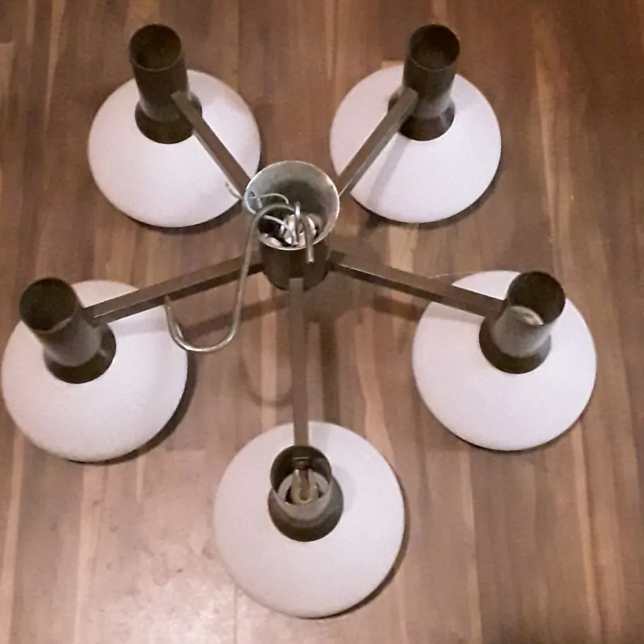 New Pamono Flat Ceiling Lamp from Hadar-Leuchten, 1970s