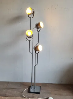 Clearance Pamono Floor Lamp attributed to Goffredo Reggiani, 1970s