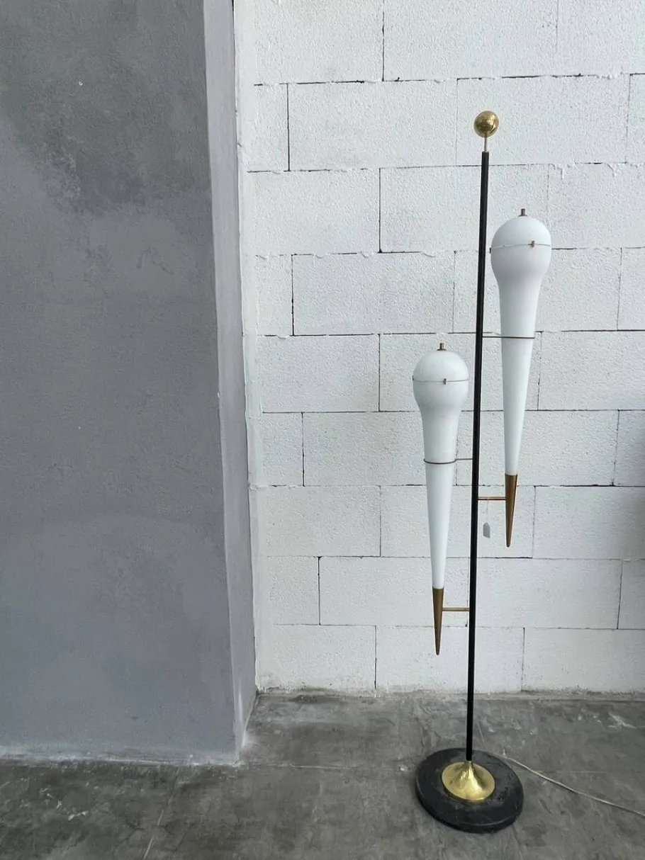 Pamono Floor Lamp attributed to Angel Lelii, 1960s