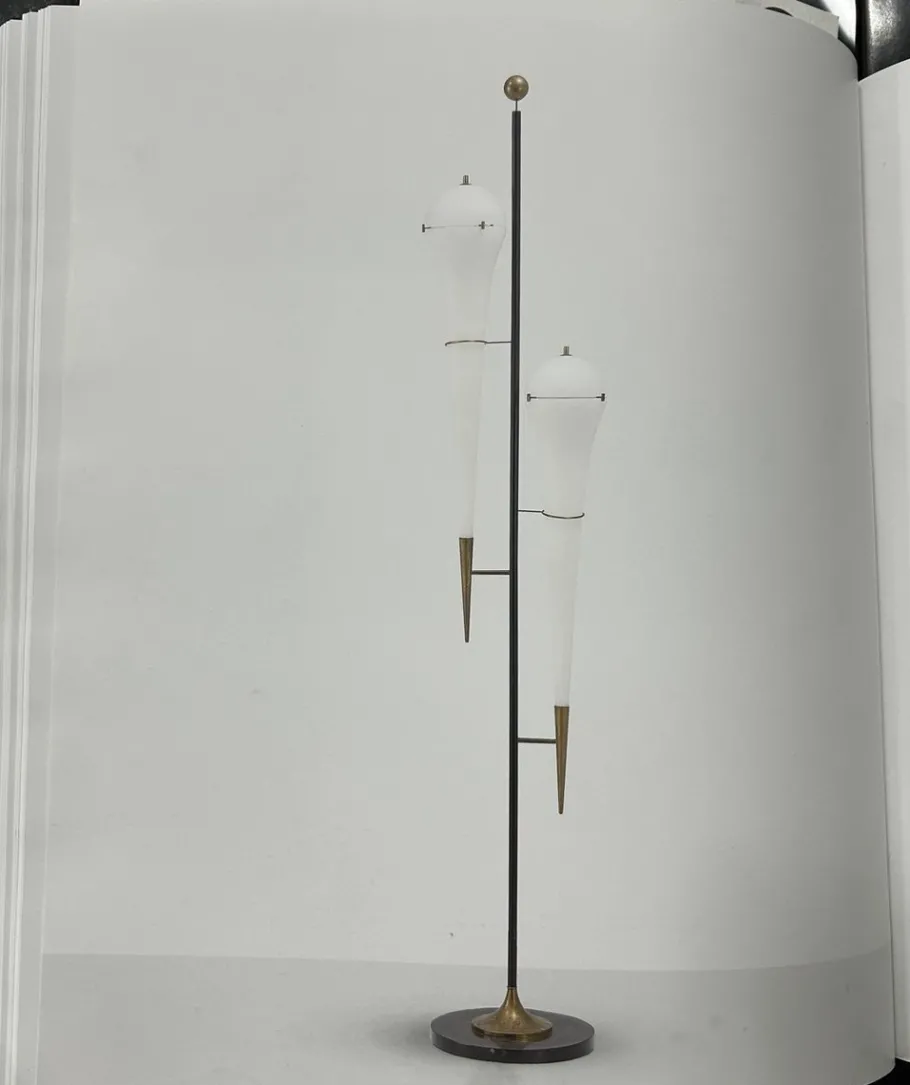 Pamono Floor Lamp attributed to Angel Lelii, 1960s