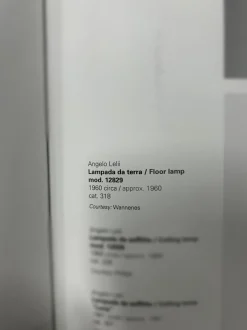 Pamono Floor Lamp attributed to Angel Lelii, 1960s