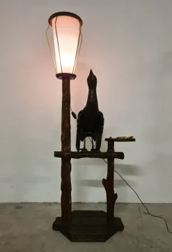 Pamono Floor Lamp attributed to Aldo Tura