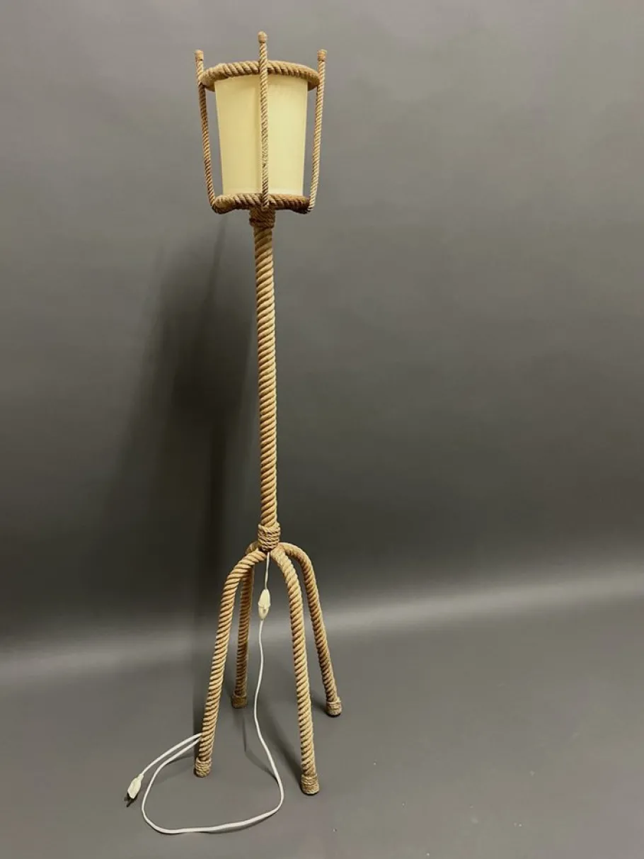 New Pamono Floor Lamp by Adrien Audoux & Frida Minet, 1950s