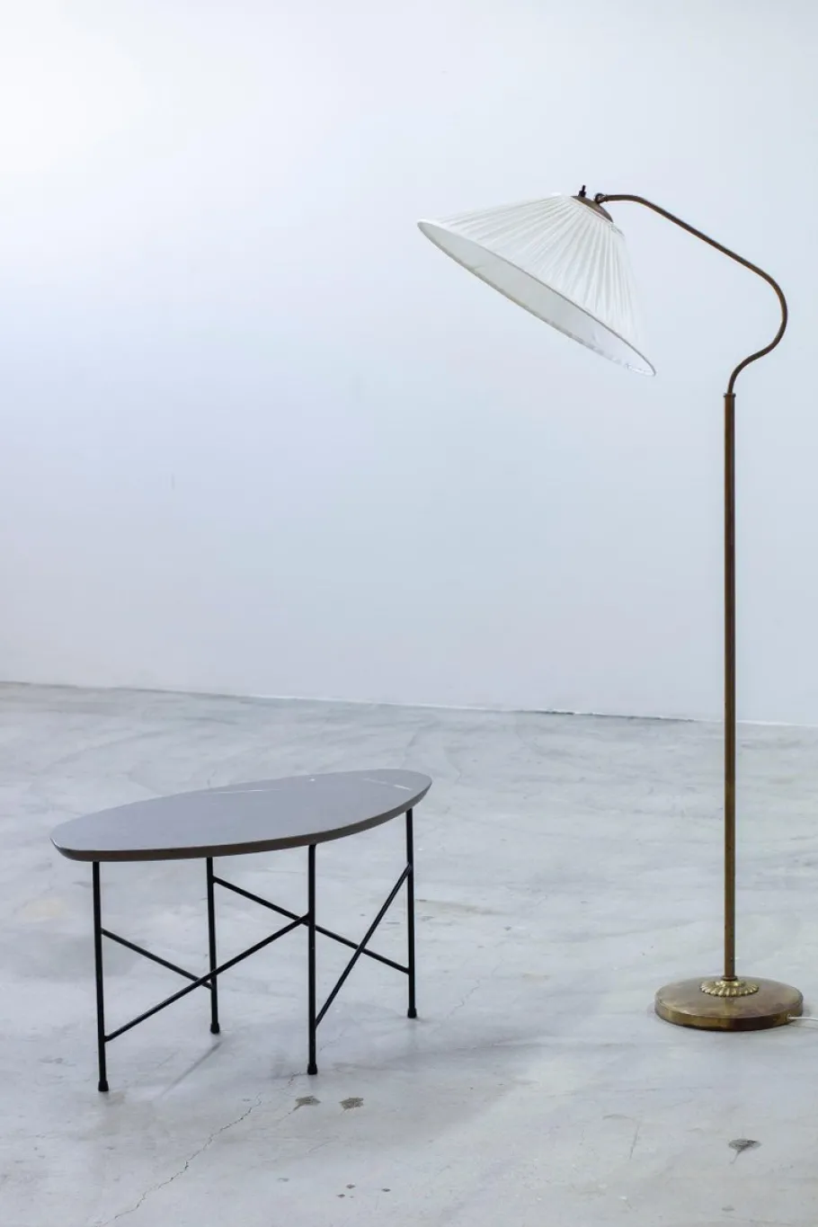 New Pamono Floor Lamp by Bertil Brisborg for Nordiska Kompaniet
