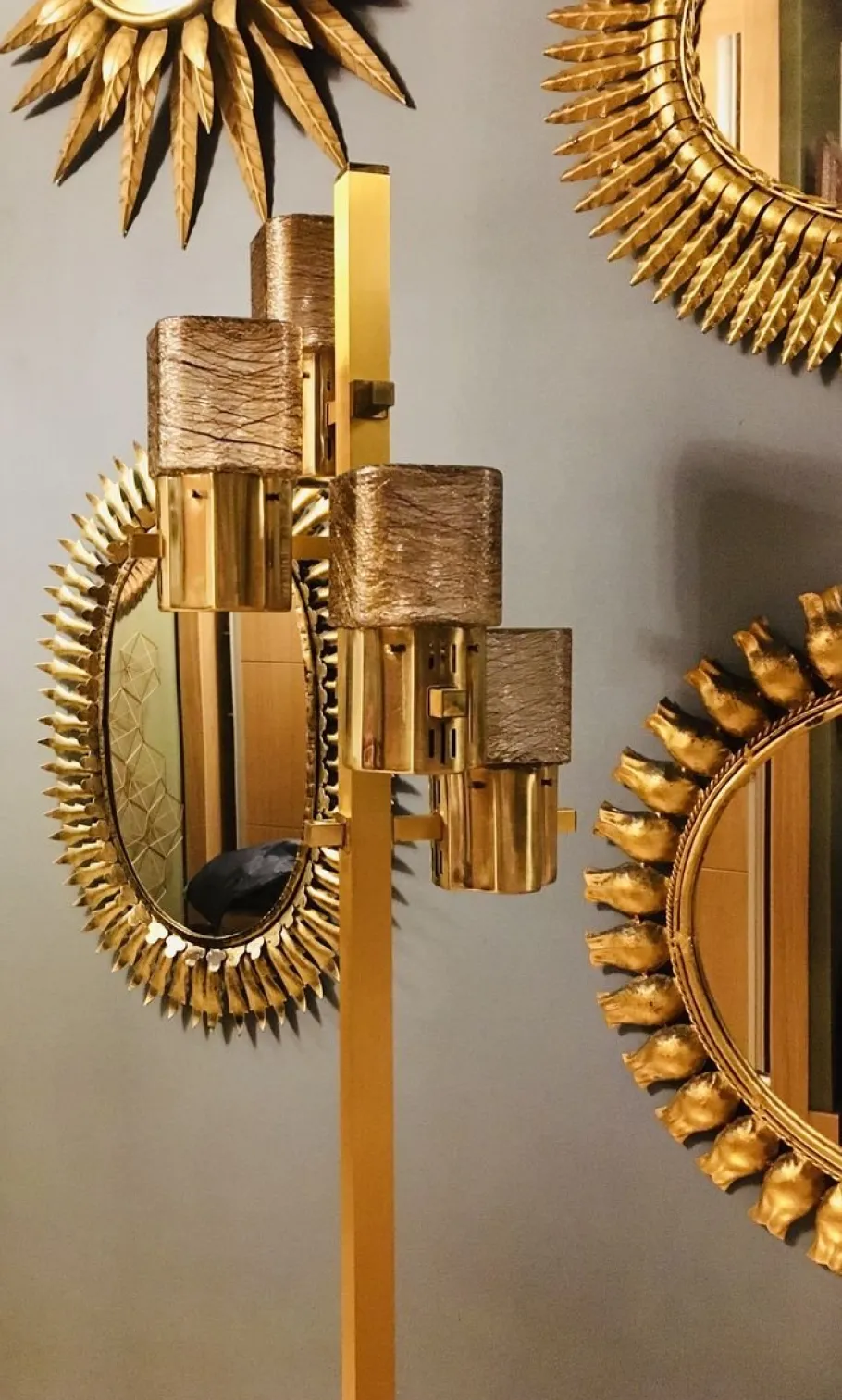 New Pamono Floor Lamp by Gaetano Sciolari for Sciolari, 1970s