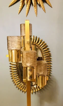 New Pamono Floor Lamp by Gaetano Sciolari for Sciolari, 1970s