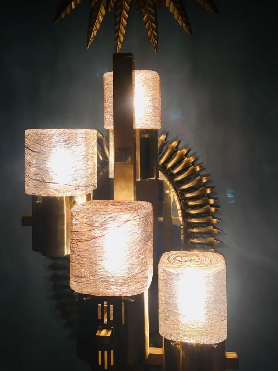 New Pamono Floor Lamp by Gaetano Sciolari for Sciolari, 1970s