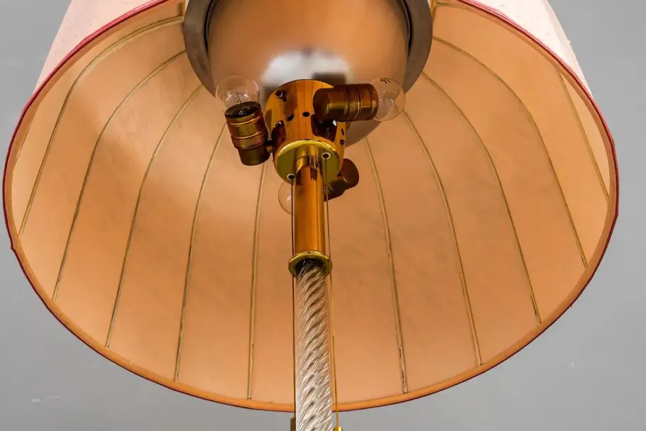 Clearance Pamono Floor Lamp by J.T. Kalmar for Venini, 1960s