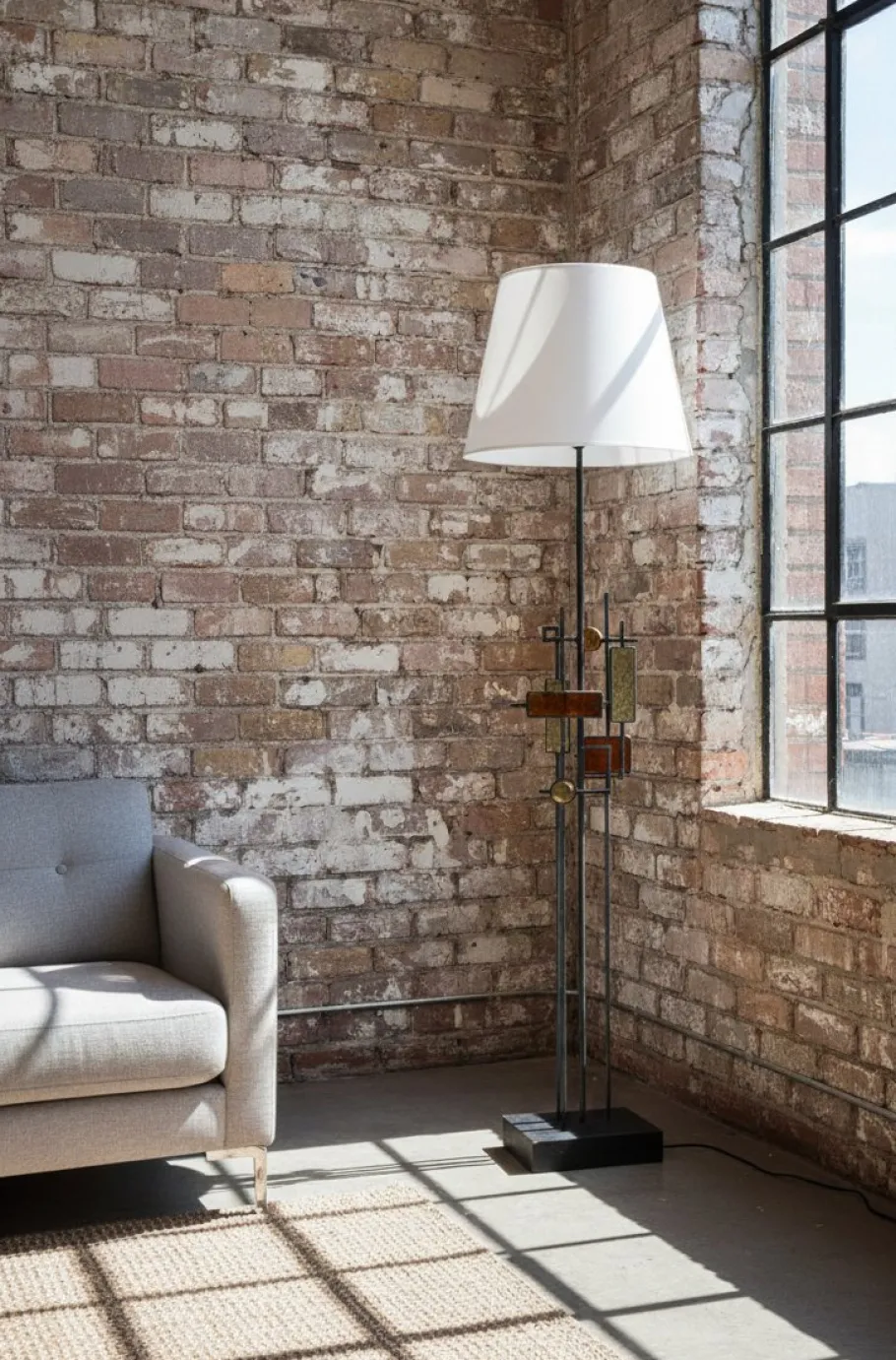 Online Pamono Floor Lamp by Svend Aage Holm-Sørensen for Holm Sørensen & Co, 1950s