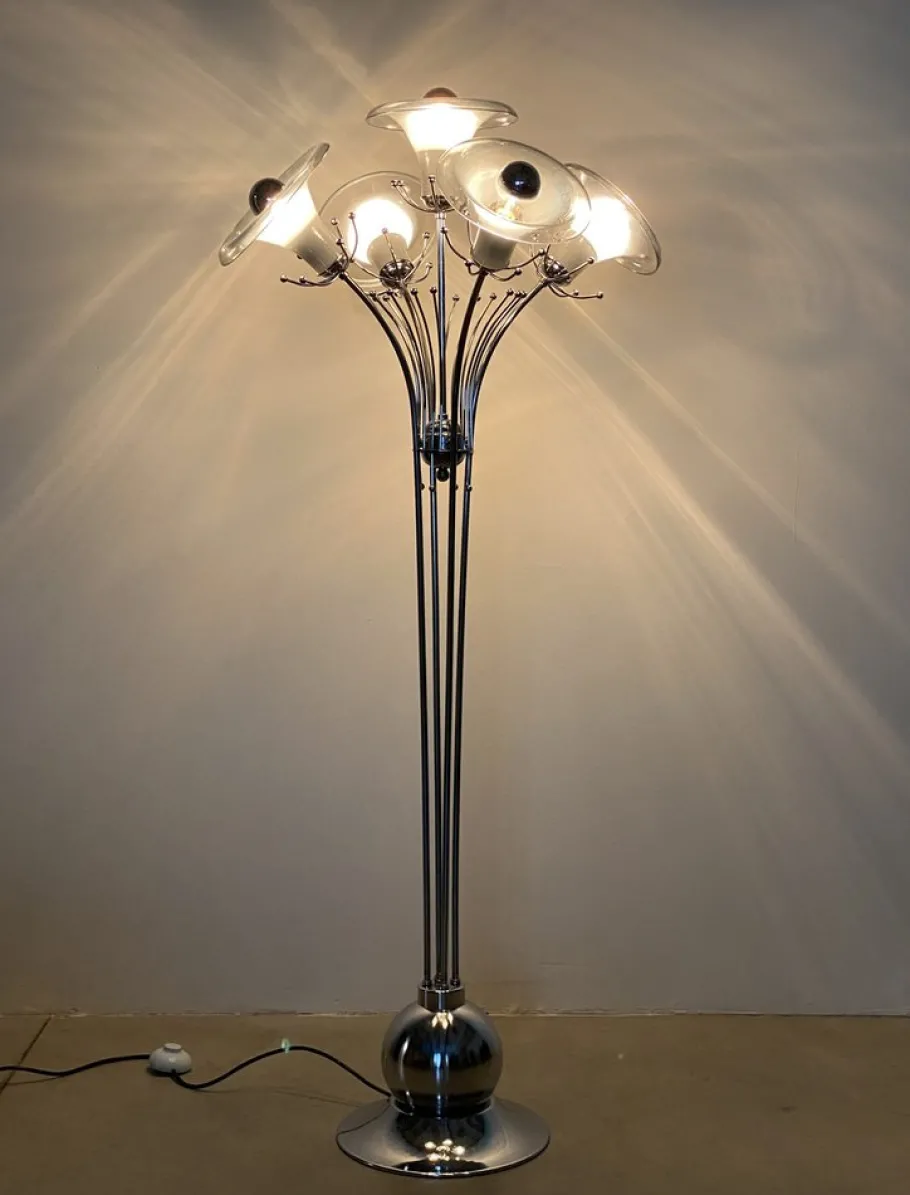 Hot Pamono Floor Lamp for Mazzega, 1970s