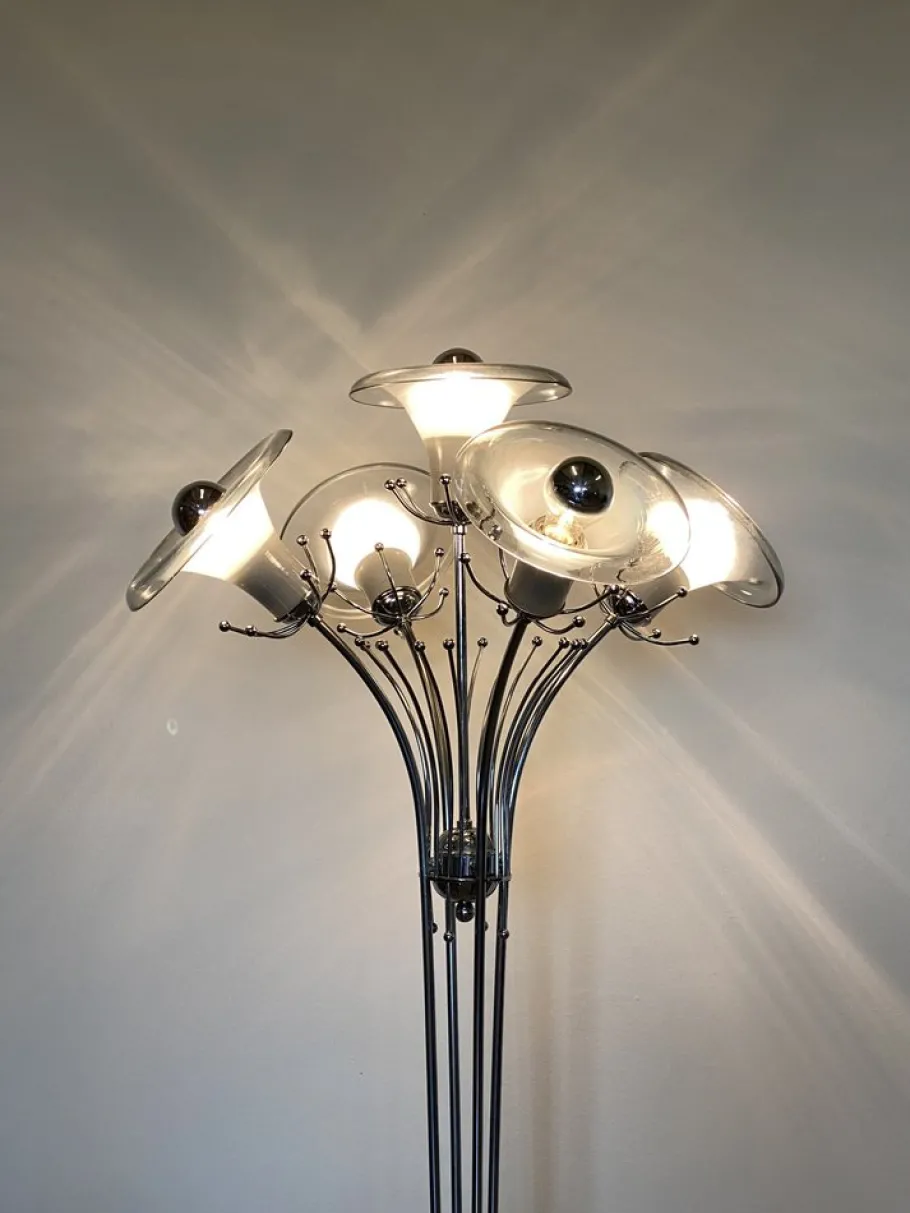 Hot Pamono Floor Lamp for Mazzega, 1970s