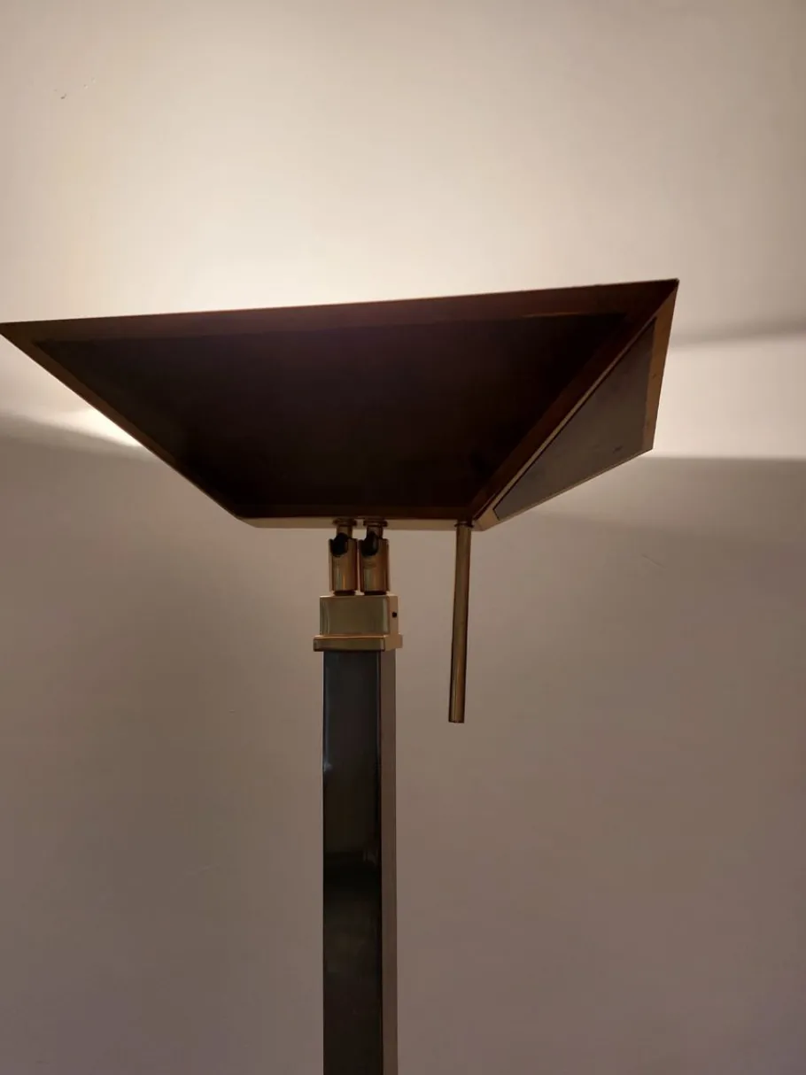 Clearance Pamono Floor Lamp from Belgo Chrom / Dewulf Selection