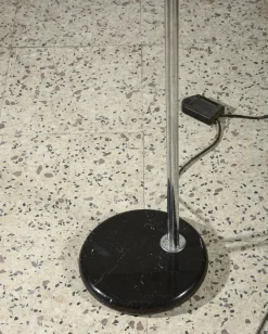 Pamono Floor Lamp from Guzzini with Marble Base