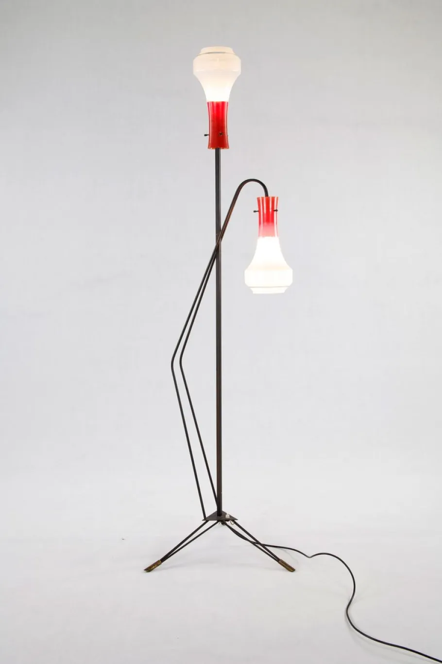 New Pamono Floor Lamp from Vetreria Laguna Murano, 1950s