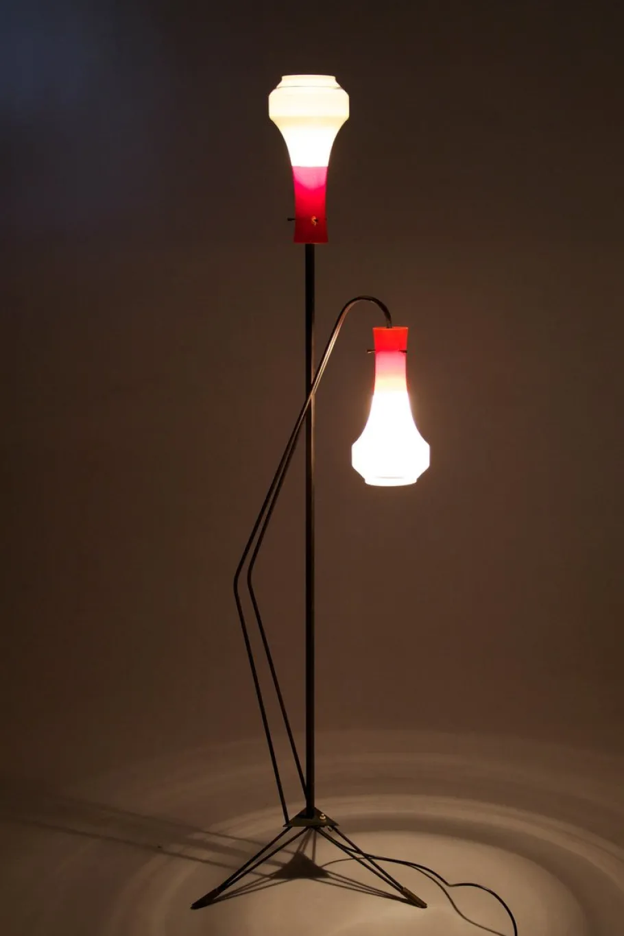 New Pamono Floor Lamp from Vetreria Laguna Murano, 1950s