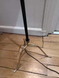 New Pamono Floor Lamp in Brass & Metal, 1950s