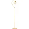 Discount Pamono Floor Lamp in Bronze and Brass with Glass Shades attributed to Poul Henningsen, 1940s