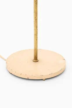 Discount Pamono Floor Lamp in Bronze and Brass with Glass Shades attributed to Poul Henningsen, 1940s