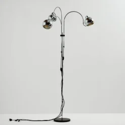 Hot Pamono Floor Lamp in Chrome
