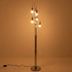 Sale Pamono Floor Lamp in Chromed Metal, 1970s