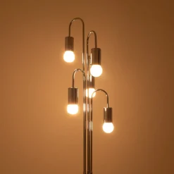 Sale Pamono Floor Lamp in Chromed Metal, 1970s