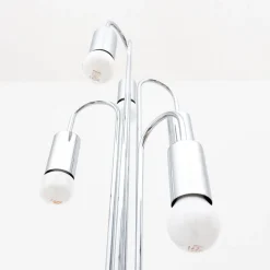 Sale Pamono Floor Lamp in Chromed Metal, 1970s
