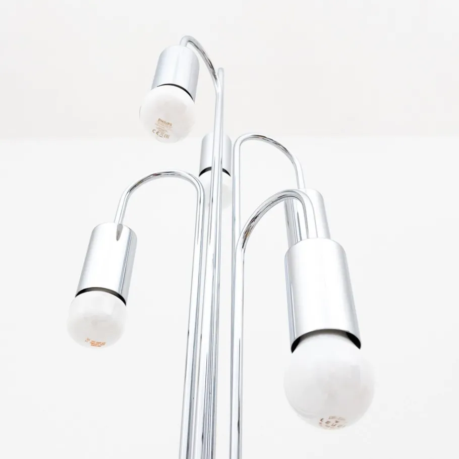 Sale Pamono Floor Lamp in Chromed Metal, 1970s