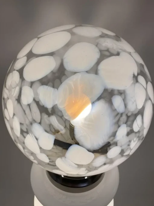Best Pamono Floor Lamp in White Satined Glass by Carlos Nason for Mazzega, 1970s