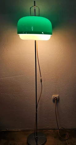 Online Pamono Floor Lamp Medusa in Green attributed to Luigi Massoni for Guzzini, 1970s