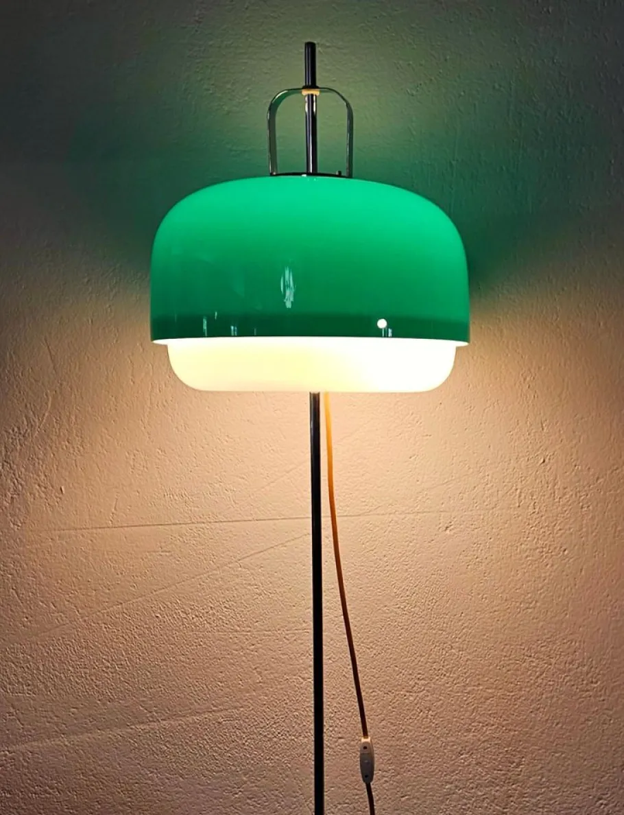 Online Pamono Floor Lamp Medusa in Green attributed to Luigi Massoni for Guzzini, 1970s