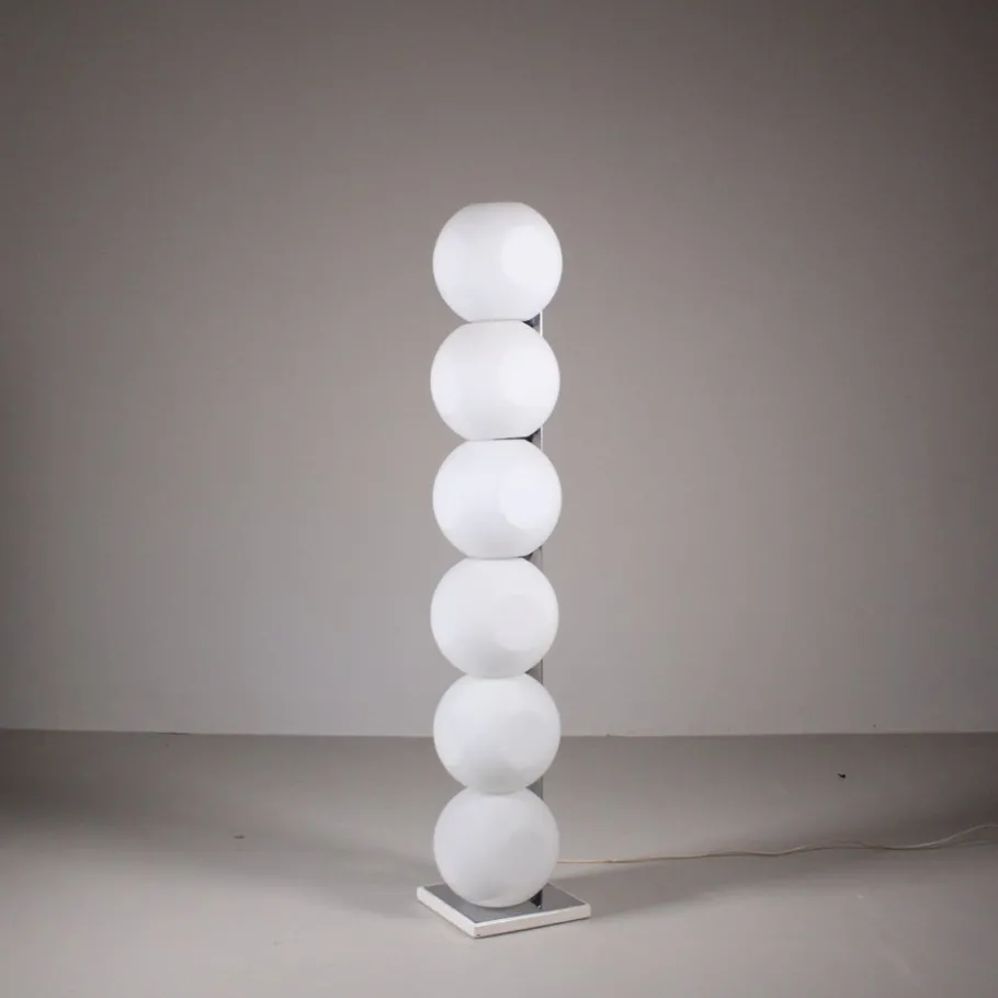 Clearance Pamono Floor Lamp Mod.440 from Luci Italia