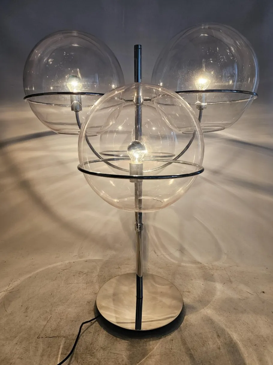 Clearance Pamono Floor Lamp Model Lyndon by Vico Magistretti for O Luce, Denmark, 1970s