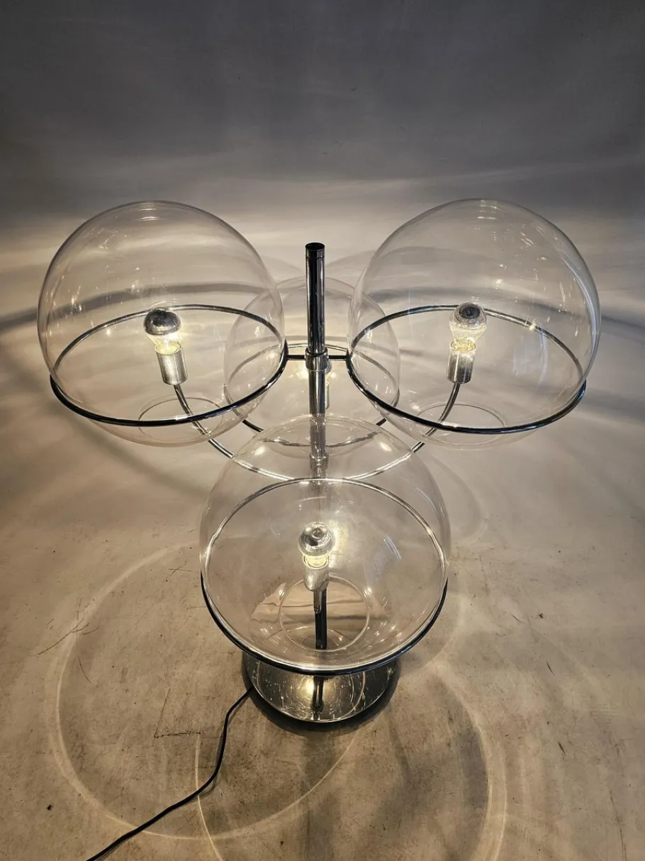 Clearance Pamono Floor Lamp Model Lyndon by Vico Magistretti for O Luce, Denmark, 1970s